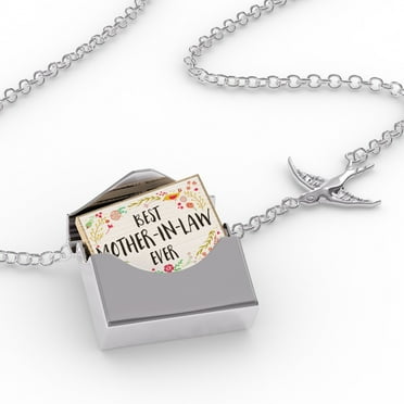 NEONBLOND Personalized Name Engraved Happy Floral Border Launderer Dogtag Necklace NEONBLOND Personalized Name Engraved Happy Floral Border Launderer Dogtag Necklace